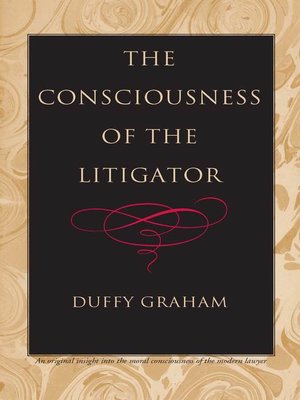 cover image of Consciousness of the Litigator
